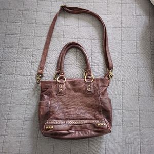 ✨️ Amsterdam Heritage crossbody hobo bag wine brown leather purse